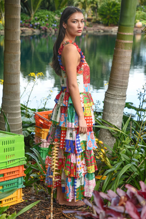 COOP - FRILLER INSTINCT Dress - Patchwork