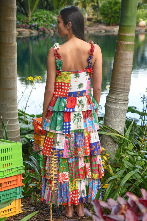 COOP - FRILLER INSTINCT Dress - Patchwork