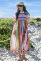 COOPER - ROUND & ROUND Dress - Candy Stripe
