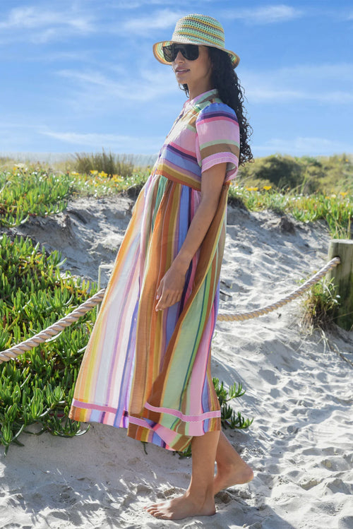 COOPER - ROUND & ROUND Dress - Candy Stripe