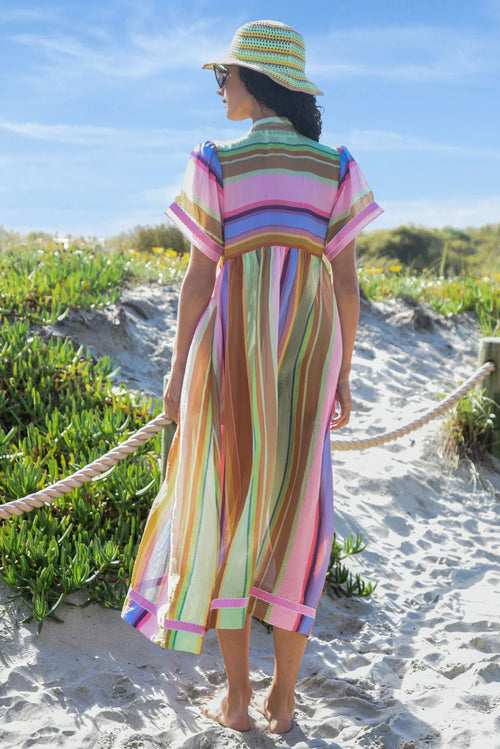 COOPER - ROUND & ROUND Dress - Candy Stripe