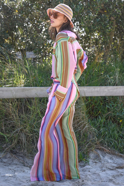 COOPER - SEVILLE STROOLS Trouser - Candy Stripe