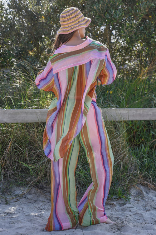 COOPER - SEVILLE STROOLS Trouser - Candy Stripe
