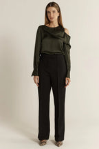 Fate + Becker Pia Ponte Pant in Black