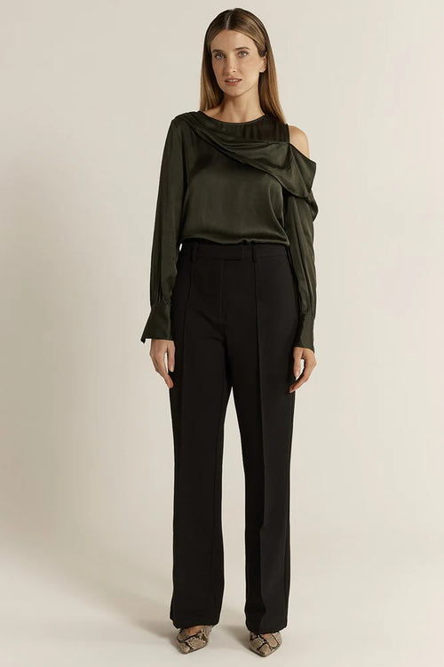 Fate + Becker Pia Ponte Pant in Black