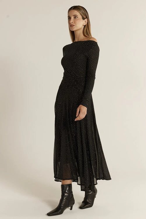 Fate + Becker Sora Studded Dress in Black