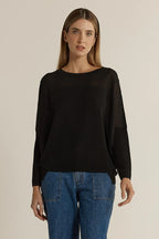 Fate + Becker - CHARLIE Knit Top - Black
