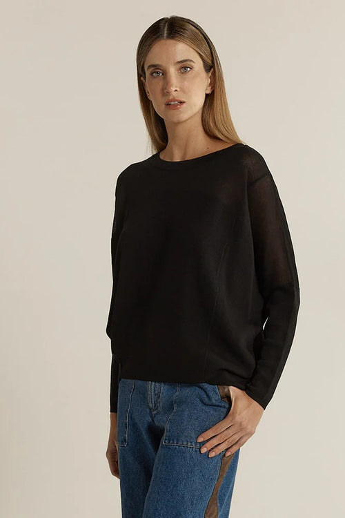 Fate + Becker - CHARLIE Knit Top - Black