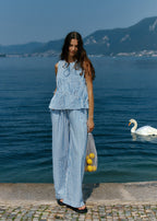 SASS - AZIZA Pant - Blue/White Stripe