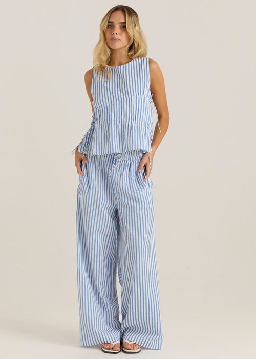 SASS - AZIZA Pant - Blue/White Stripe