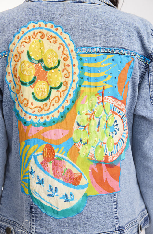 Orientique - Mougins Jacket Denim Patch