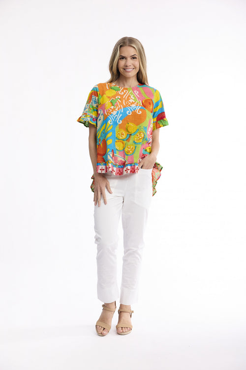 Orientique - Mougins Top Frill