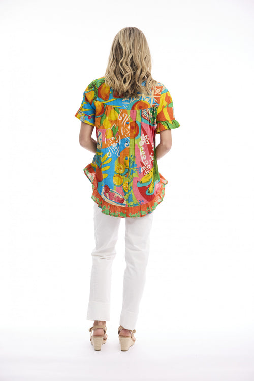 Orientique - Mougins Top Frill