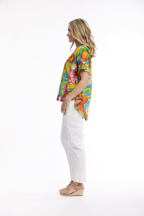 Orientique - Mougins Top Frill