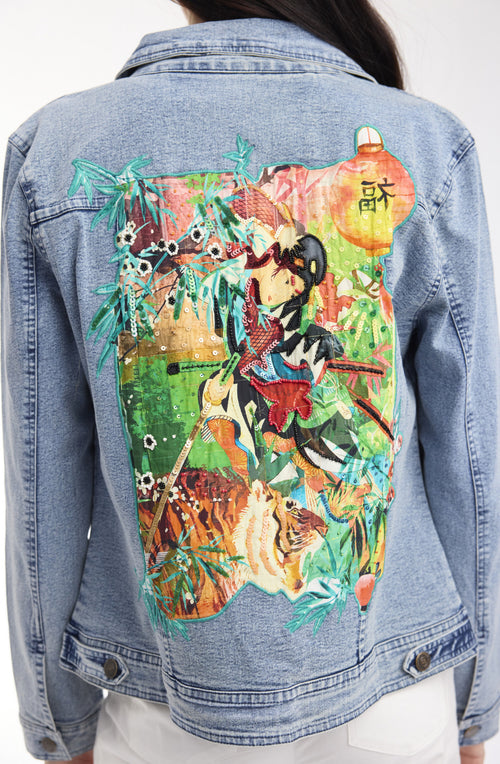 Orientique - Jardin Exotique Jacket Denim Patch