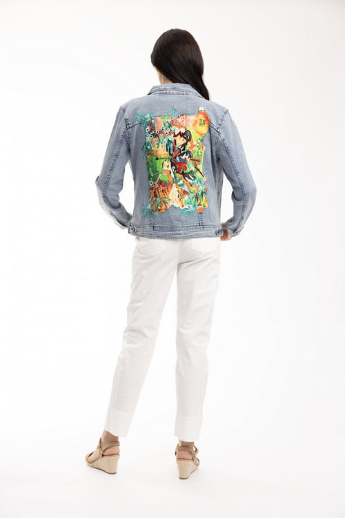 Orientique - Jardin Exotique Jacket Denim Patch