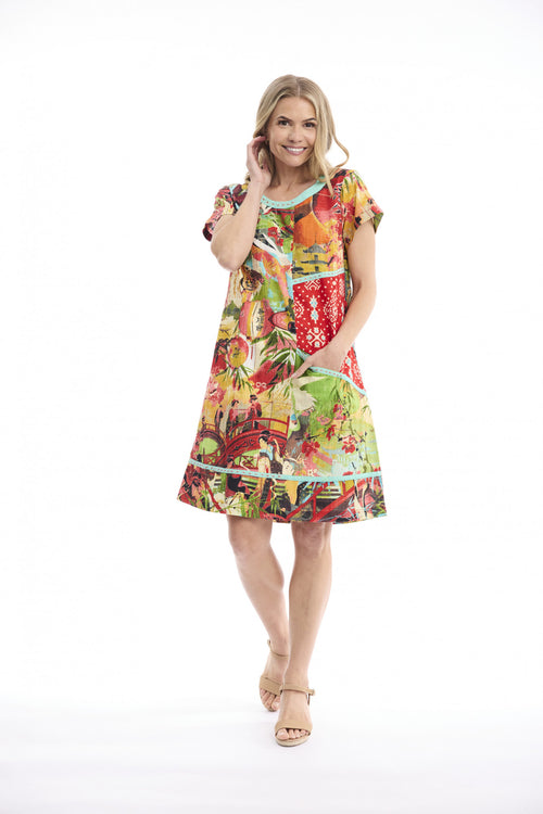 Orientique - Jardin Exotique Dress Patch