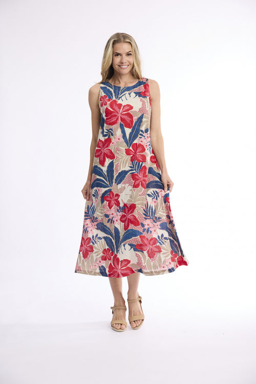 Otrientique - Cavailon Midi Sleeveless Dress