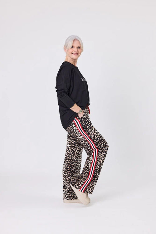 Lemon Tree - VIVEKA Pant - Leopard Print