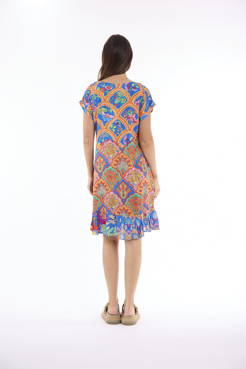 Orientique - Aurora Dress Frill Hem