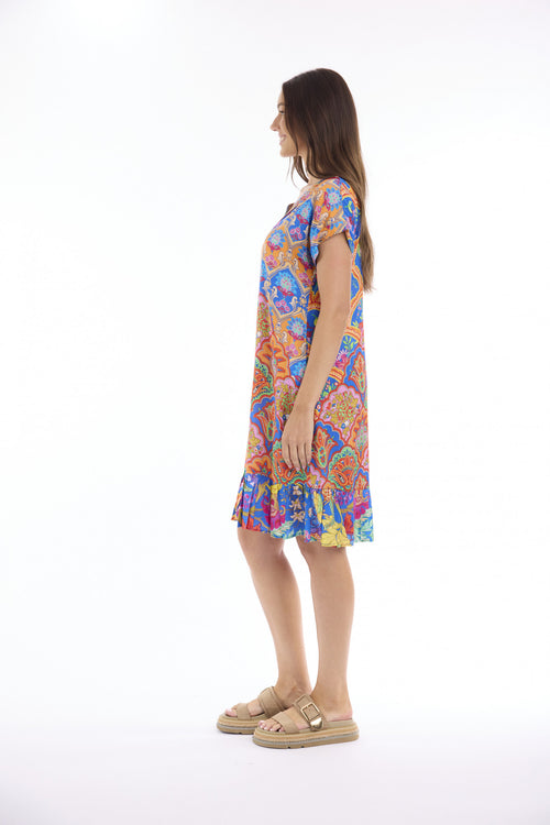 Orientique - Aurora Dress Frill Hem
