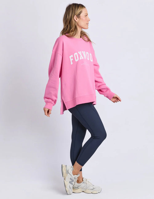 Foxwood - Interval Crew in  Bubblegum Pink