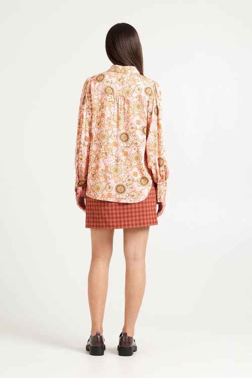 Tuesday - CASINO Top - Pink Medallion