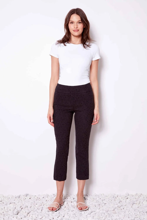 Up! Pant - Loom Crop Pant in Black