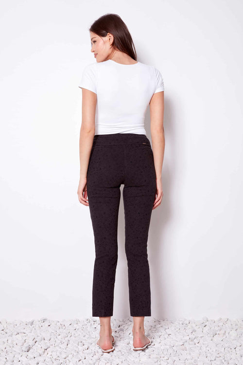 Up! Pants - Loom Ankle Pant in Black