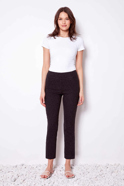 Up! Pants - Loom Ankle Pant in Black