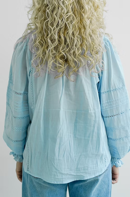 HARLEM - HADLEY Blouse - Pale Blue