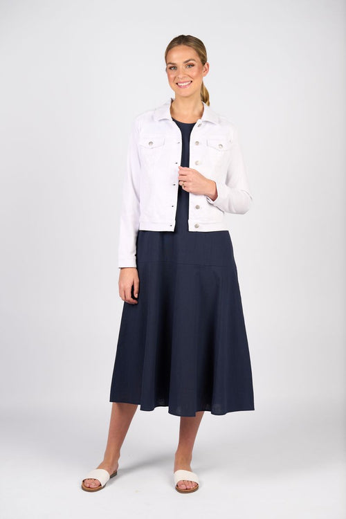 Vassalli - Denim Jacket with Contrast Panels 2101