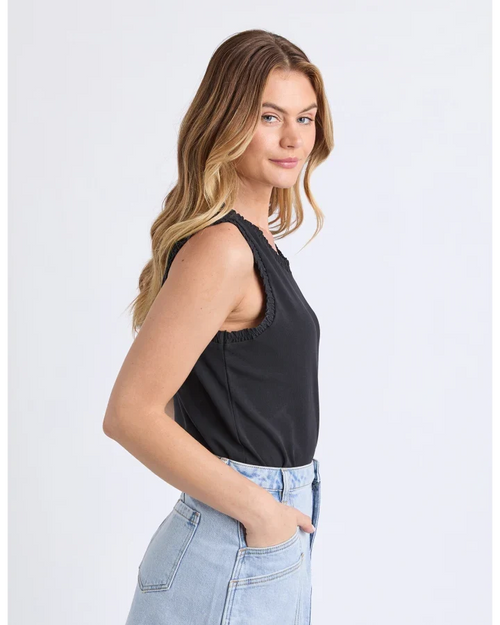 Foxwood - Petra Tank in Black