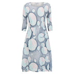 Alquema - Smash 3/4 Sleeve Dress in Bubble