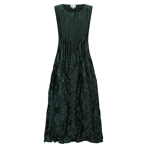 Alquema - Pippi Smash Dress in Metallic Forest
