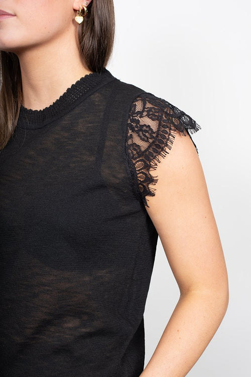 Antler - Celine Top in Black