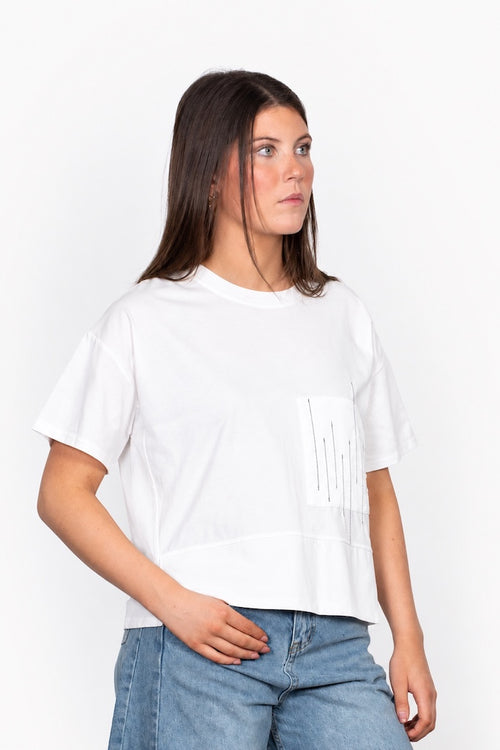 Antler - Structure Tee in White