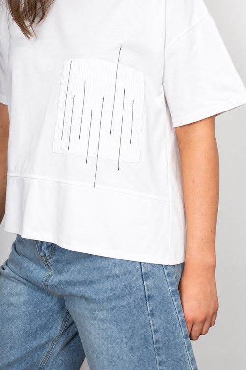 Antler - Structure Tee in White