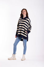 Jellicoe - Latta Sweater Zebra/Navy APRJW26-127