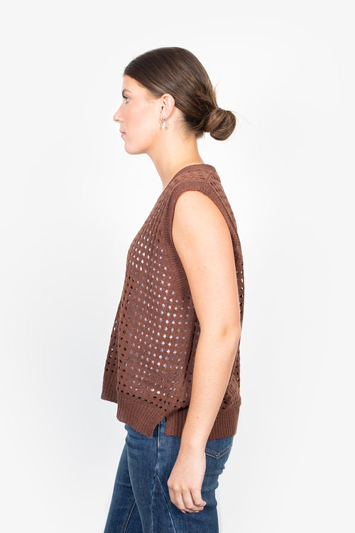 Antler - CHARLIE Vest - Raisin