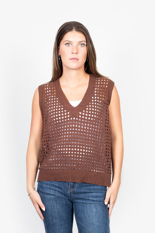 Antler - CHARLIE Vest - Raisin