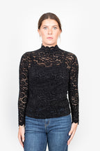 Antler - VALENTINA Lace Top - Black