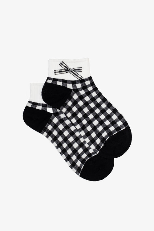 Antler - Ankle Check Socks - Black/White