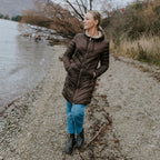 MOKE - ARNIE Reversible Down Coat - Chocolate/Palomino