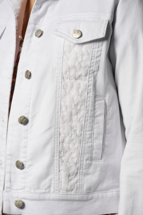 Vassalli - Denim Jacket with Contrast Panels 2101