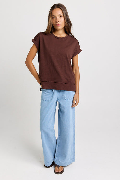 Betty Basics - Shirley Tee in Chocolate