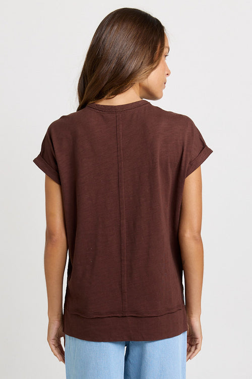 Betty Basics - Shirley Tee in Chocolate
