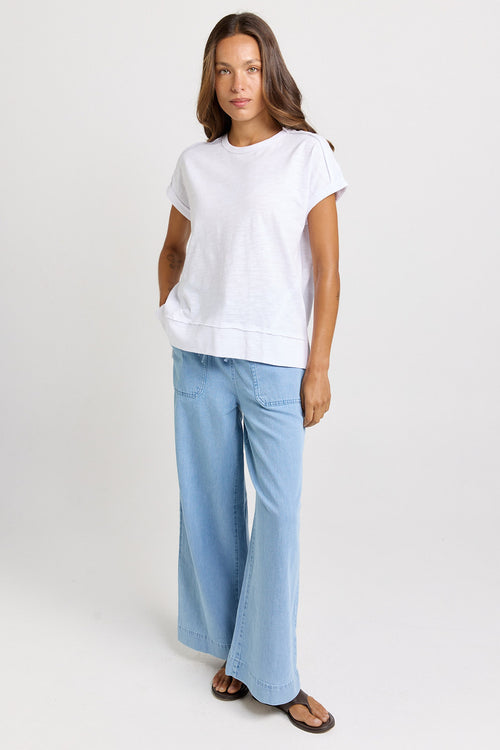 Betty Basics - Shirley Tee in White