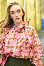 Coop - JUST BOW WITH IT Blouse Pink/Green