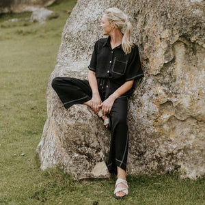 MOKE BOWIE Pants - Black